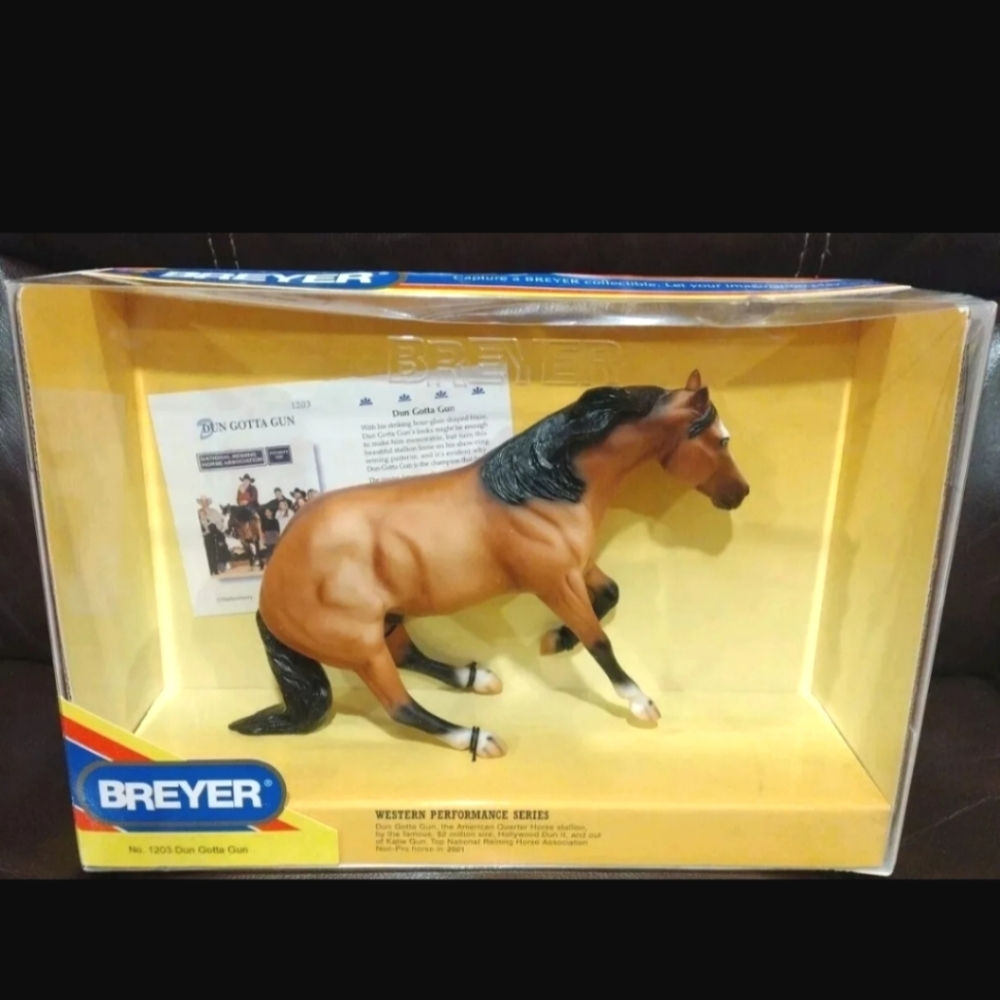 Breyer Horse No. 1203 Dun Gotta Run Western Performance Series